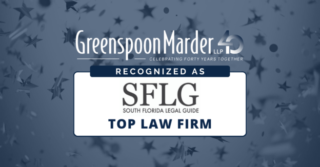 Greenspoon Marder Recognized By The South Florida Legal Guide As A “Top Law Firm” For 2021