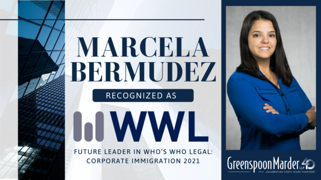 Greenspoon Marder Partner Marcela Bermudez Recognized As Future Leader In Who’s Who Legal: Corporate Immigration 2021