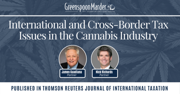 International and Cross-Border Tax Issues in the Cannabis Industry