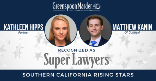 Two Greenspoon Marder Attorneys Recognized Among “2021 Southern California Rising Stars” By Super Lawyers