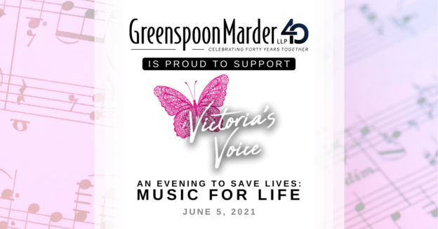 Greenspoon Marder Supports Victoria’s Voice  “An Evening To Save Lives: Music For Life” Event