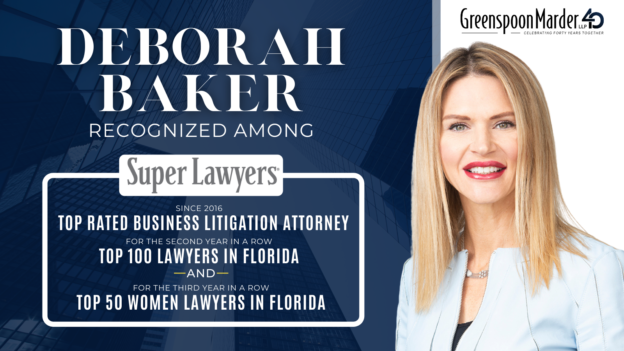 Greenspoon Marder Partner Deborah Baker Recognized Among 2021 Florida “Super Lawyers”