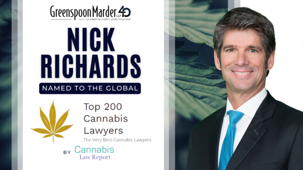 Greenspoon Marder Partner Nick Richards Named to The Global Top 200 Cannabis Lawyers List by Cannabis Law Report