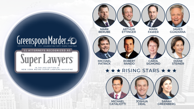 Super Lawyers Recognizes 11 Greenspoon Marder Attorneys In New York Metro 2021 Edition