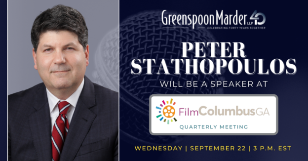 Greenspoon Marder Attorney Peter Stathopoulos Featured Speaker at the Columbus Film Commission Quarterly Meeting