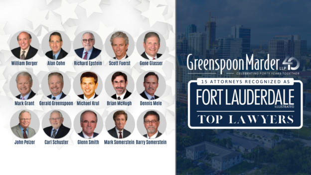 Greenspoon Marder Attorneys Recognized as “Top Lawyers” by Fort Lauderdale Illustrated for 2021