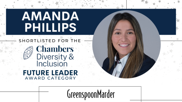 Greenspoon Marder Associate Amanda Phillips Shortlisted for Chambers Diversity & Inclusion Awards “Diversity & Inclusion: Future Leader”