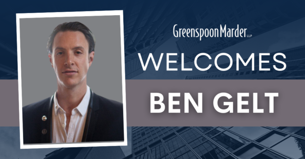 Greenspoon Marder Welcomes Ben Gelt as a Consultant to the Firm’s Cannabis Law Practice Group
