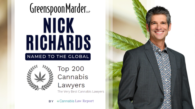 Greenspoon Marder Partner Nick Richards Named to The Global Top 200 Cannabis Lawyers List by Cannabis Law Report