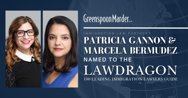 Greenspoon Marder Partners Patricia Gannon and Marcela Bermudez Named 2023 Lawdragon 100 Leading Immigration Lawyers