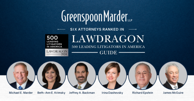 Six Greenspoon Marder Attorneys Selected as 2024 Lawdragon 500 Leading Litigators in America