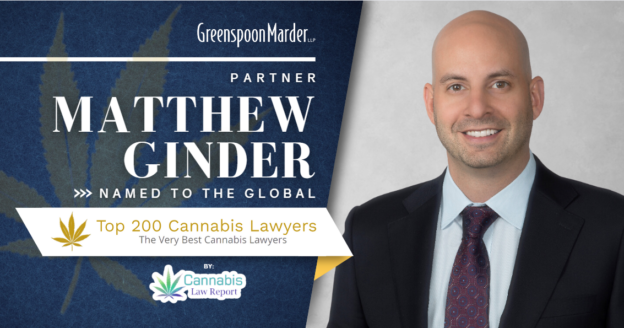 Greenspoon Marder Partner Matthew Ginder Selected Among Global Top 200 Cannabis Lawyers for 2023-2024