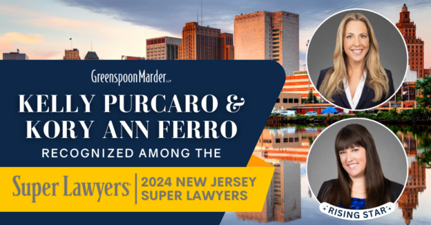 Greenspoon Marder Attorneys Kelly Purcaro and Kory Ann Ferro Selected Among 2024 Super Lawyers in New Jersey by Super Lawyers Magazine
