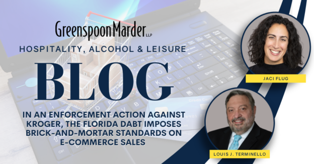 In an Enforcement Action against Kroger, the Florida DABT Imposes Brick-and-Mortar Standards on E-Commerce Sales
