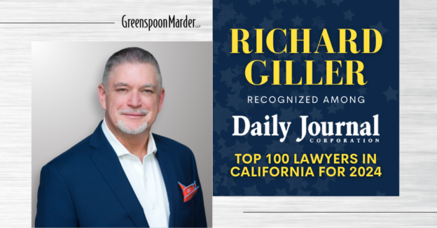Greenspoon Marder Partner Richard Giller Recognized Among the 2024 List of the Los Angeles Daily Journal’s Top 100 Lawyers in California