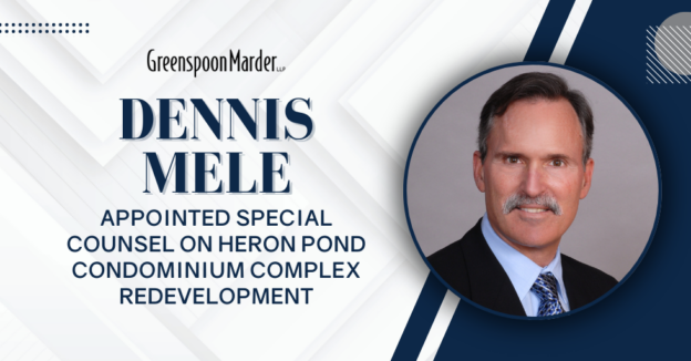Greenspoon Marder Partner Dennis Mele Appointed Special Counsel on Heron Pond Condominium Complex Redevelopment