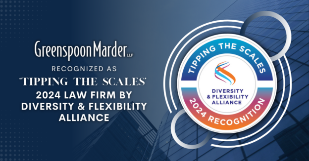 Greenspoon Marder Recognized as ‘Tipping the Scales’ 2024 Law Firm by Diversity & Flexibility Alliance