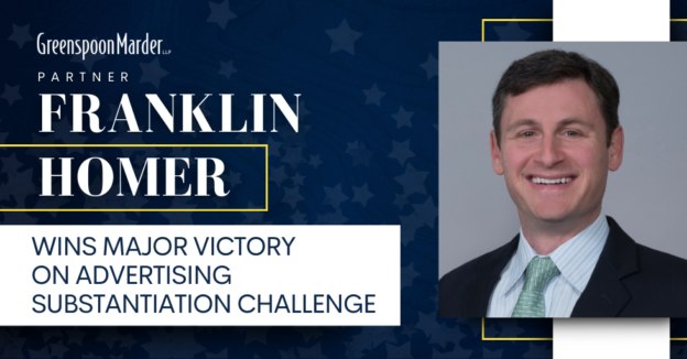 Greenspoon Marder Partner Franklin Homer Wins Major Victory on Advertising Substantiation Challenge