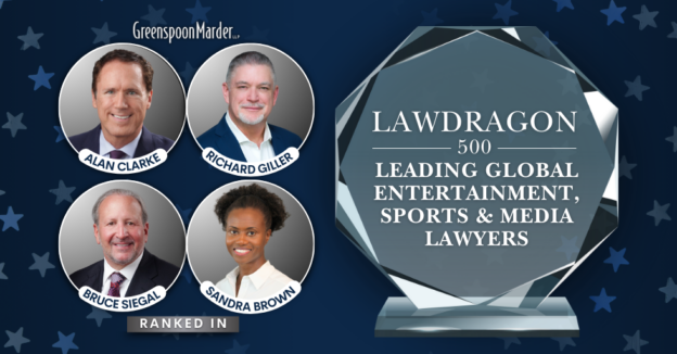 Greenspoon Marder Recognizes Four Attorneys for 2025’s Lawdragon 500’s Leading Lobal Entertainment, Sports and Media Lawyers