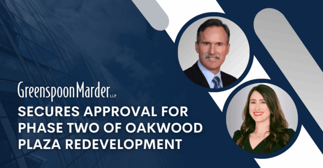 Greenspoon Marder Secures Approval for Phase Two of Oakwood Plaza Redevelopment
