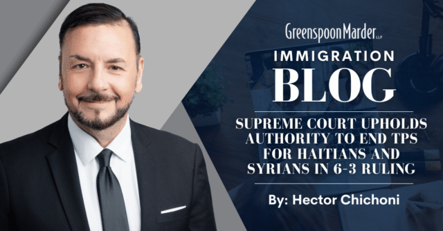 Supreme Court Upholds Authority to End TPS for Haitians and Syrians in 6–3 Ruling