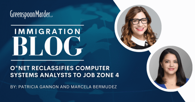 O*NET Reclassifies Computer Systems Analysts to Job Zone 4