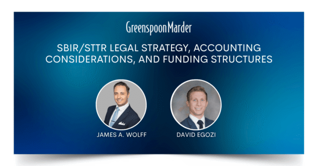 Beyond the Award: SBIR/STTR Legal Strategy, Accounting Considerations, and Funding Structures