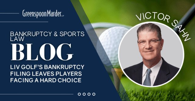 LIV Golf’s Bankruptcy Filing Leaves Players Facing a Hard Choice