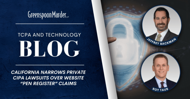 California Narrows Private CIPA Lawsuits Over Website “Pen Register” Claims